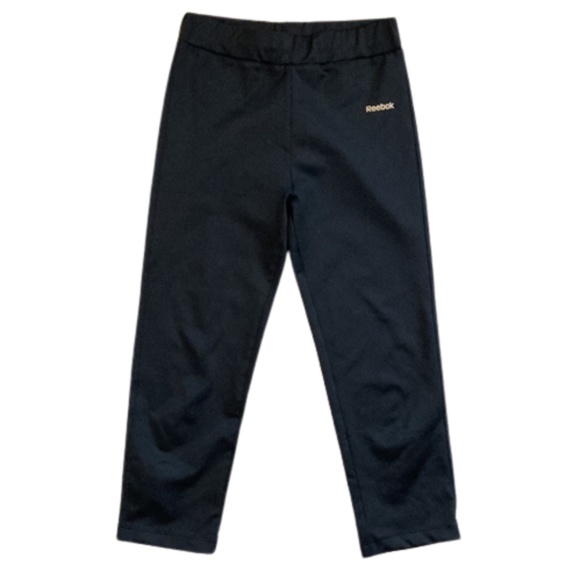 REEBOK BLACK PANTS CAPRI active wear - Picture 1 of 4